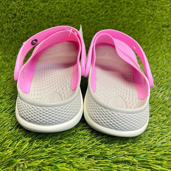 Crocs LiteRide 360 Clog Mens Size 13 Pink White Beach Outdoor Slip On Sandals main image 4